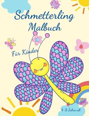Book cover for Schmetterling-Malbuch für Kinder von 4-8 Jahren