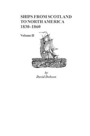 Cover of Ships from Scotland to North America, 1830-1860