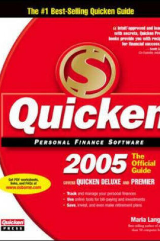 Cover of Quicken 2005 the Official Guide