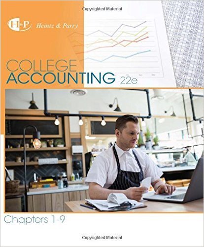 Cover of College Accounting, Chapters 1-9