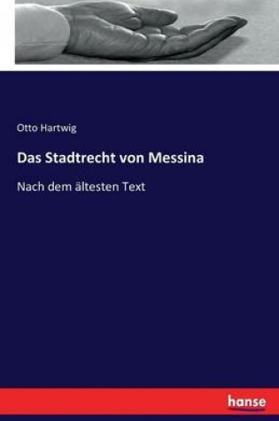 Cover of Das Stadtrecht von Messina