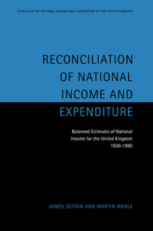 Cover of Reconciliation of National Income and Expenditure