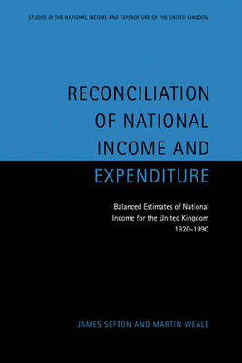 Book cover for Reconciliation of National Income and Expenditure