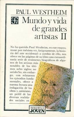 Book cover for Mundo y Vida de Grandes Artistas, II