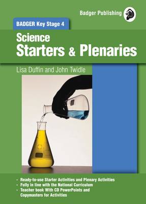 Book cover for KS4 Science Starters and Plenaries