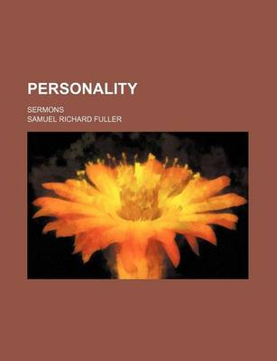 Book cover for Personality; Sermons