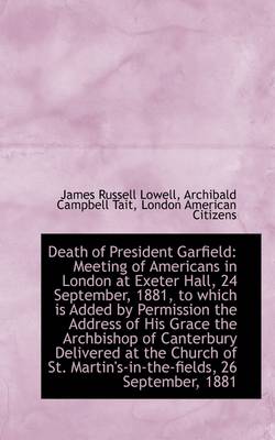 Book cover for Death of President Garfield