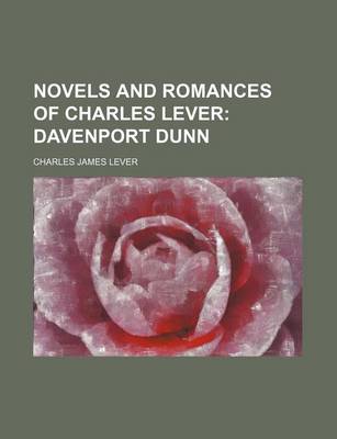 Book cover for Novels and Romances of Charles Lever; Davenport Dunn