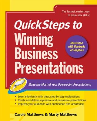 Book cover for QuickSteps to Winning Business Presentations