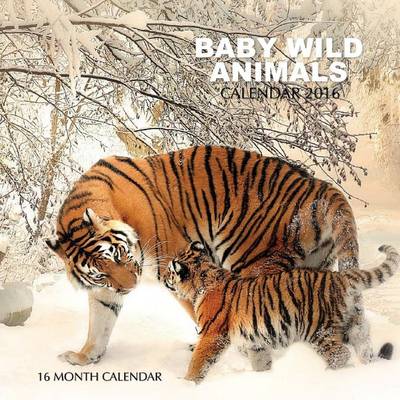 Book cover for Baby Wild Animals Calendar 2016