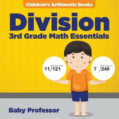 Book cover for Division 3Rd Grade Math Essentials Children's Arithmetic Books