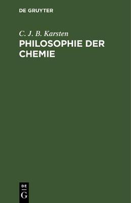 Book cover for Philosophie Der Chemie