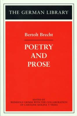 Cover of Poetry and Prose