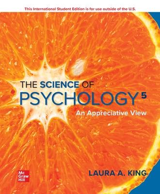 Book cover for ISE The Science of Psychology: An Appreciative View