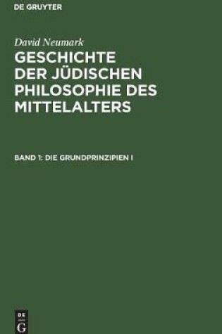 Cover of Die Grundprinzipien I