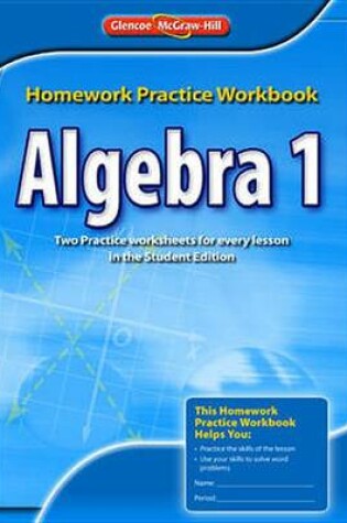 Cover of Algebra 1 Homework Practice Workbook