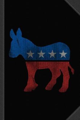 Book cover for Democrat Donkey Vintage Journal Notebook