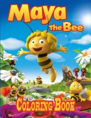 Book cover for Maya The Bee Coloring Book