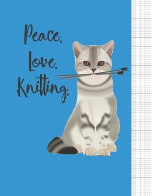 Book cover for Peace Love Knitting