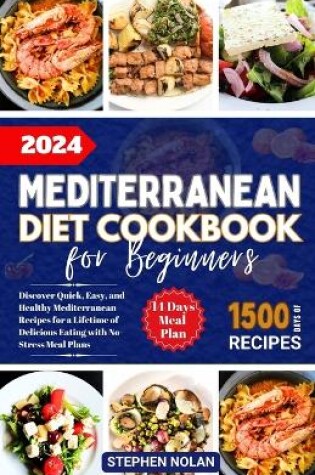 Cover of 2024 Mediterranean Diet Cookbook for Beginners