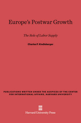 Cover of Europe's Postwar Growth
