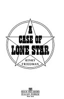 Book cover for A Case of Lone Star