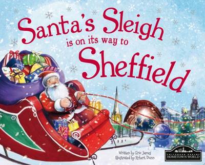 Book cover for Santa's Sleigh is on its Way to Sheffield