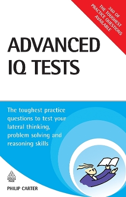 Book cover for Advanced IQ Tests