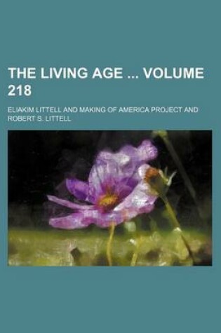 Cover of The Living Age Volume 218