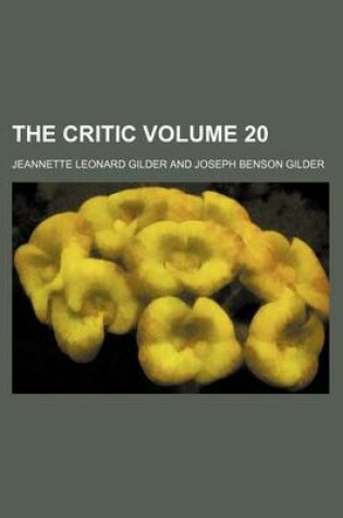 Cover of The Critic Volume 20