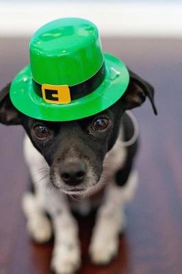 Book cover for St Patrick's Day Chihuahua Dog Journal