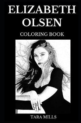 Book cover for Elizabeth Olsen Coloring Book