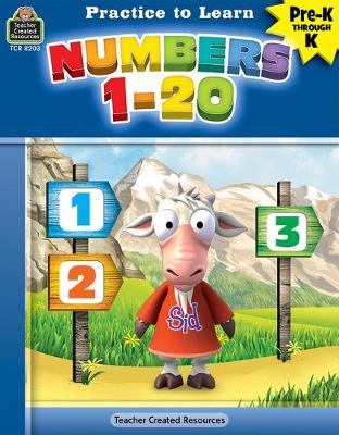 Cover of Numbers 1-20 (Prek-K)