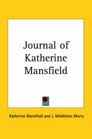 Cover of Journal of Katherine Mansfield (1927)