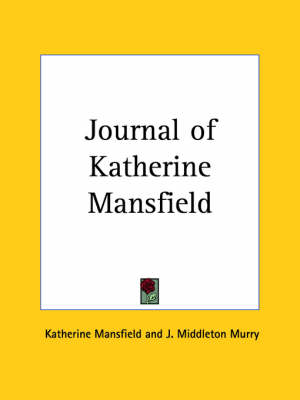 Book cover for Journal of Katherine Mansfield (1927)