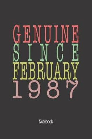 Cover of Genuine Since February 1987