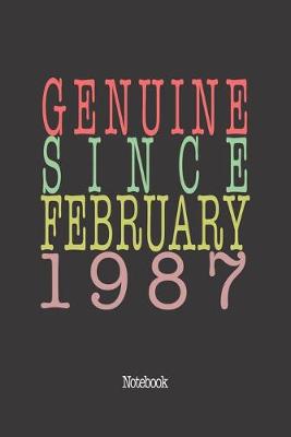 Book cover for Genuine Since February 1987