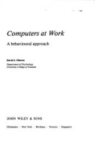 Cover of Computers at Work