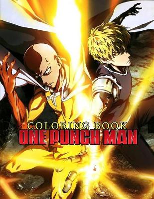 Book cover for One Punch Man Coloring Book