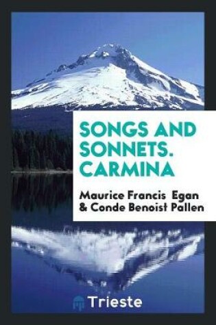 Cover of Songs and Sonnets. Carmina