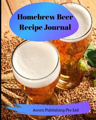 Book cover for Homebrew Beer Recipe Journal