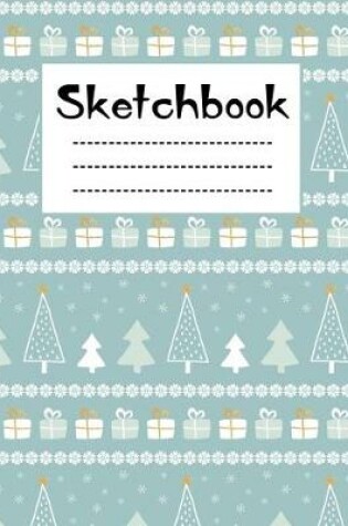 Cover of Ocean Blue Color Christmas Sketchbook