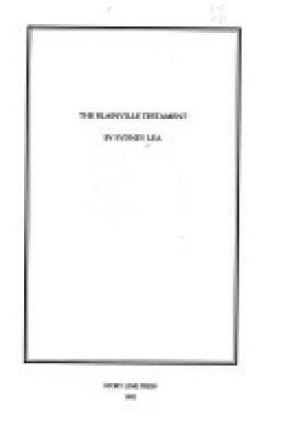 Cover of The Blainville Testament