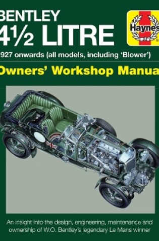 Cover of 4.5-Litre Bentley Owners' Workshop Manual