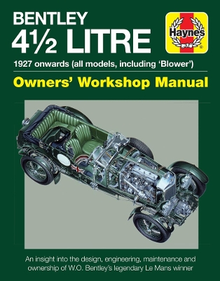 Book cover for 4.5-Litre Bentley Owners' Workshop Manual