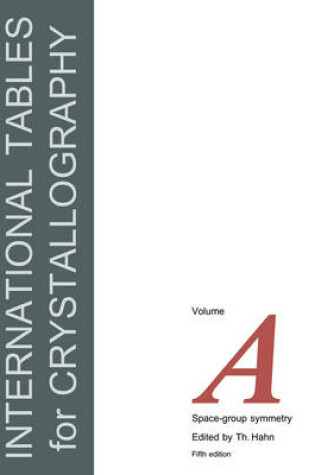 Cover of International Tables for Crystallography