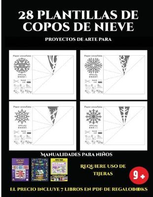 Cover of Plantillas recortables de copos de nieve