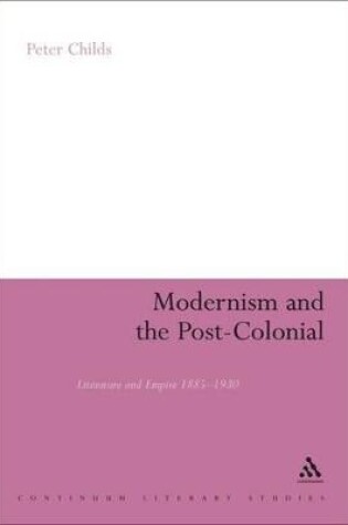 Cover of Modernism and the Post-Colonial