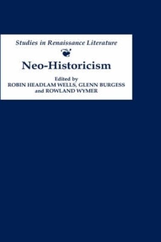 Cover of Neo-Historicism