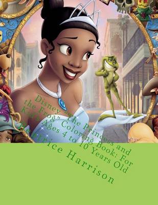 Book cover for Disney the Princess and the Frog Coloring Book